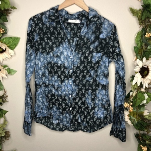 Anthropologie Tops - *Anthropologie Velvet Button Up Blouse B4 Anthropologie Tops - *Anthropologie Velvet Button Up Blouse B4